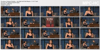 Shailene Woodley - Late Night with Seth Meyers - 2-14-17