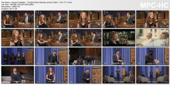 Jessica Chastain - Tonight Show Starring Jimmy Fallon - 3-21-17